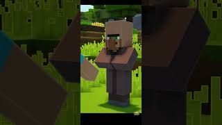 Minecraft villagers behavior is weird minecraft minecraftmemes viralshorts [upl. by Wilder]