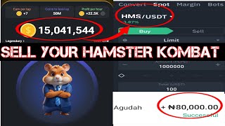 HOW TO SELL AND WITHDRAW HAMSTER KOMBAT TOKEN [upl. by Arot60]