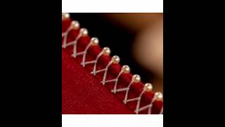 Sewing tricksamp tips for beginners elevate your clothes with beadsshorts trending sewingtips [upl. by Nylak]