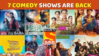 Sony SAB Tv 7 Comedy Shows Return Latest Update [upl. by Floris912]