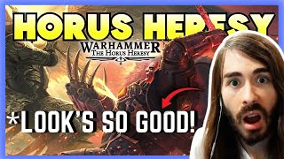 MoistCr1tical Reacts to Warhammer The Horus Heresy Cinematic Trailer  Penguinz0 Reacts moisty [upl. by Gorlin]