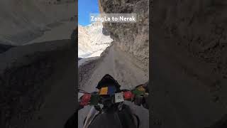 Raw video ZangLa to Nerak bikerfromjammu jammubiker padum zanskarvalley foryou Nerak Lingshed [upl. by Archibaldo]