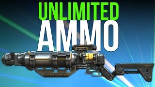 Fallout 4 Wazer Wifle Unlimted Ammo Capacity [upl. by Arbrab]