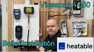 Viessmann Vitodens 050 Boiler Installation 2022 Model 050w  Heatable [upl. by Nnybor]