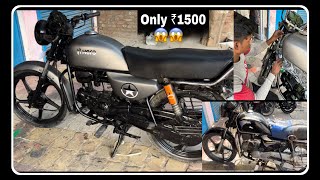 Hero Honda CD Dawn Modified  Bike Modified  Modifications [upl. by Remot423]