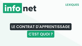 Le contrat dapprentissage cest quoi  définition lexique tuto explication [upl. by Thurlow]