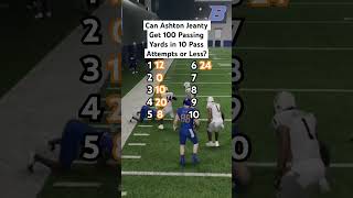 Can Ashton Jeanty Get 100 Passing Yards in 10 Pass Attempts or Less [upl. by Kai]