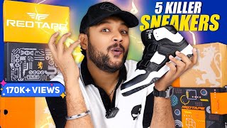 5 Best New Red Tape SneakersShoes Under 10002000 For Men 🔥 Amazon Haul Review 2023  ONE CHANCE [upl. by Tina]