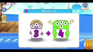 Adapted MindMath  Level 13 First Grade Lessons  Fishing Game  Addition [upl. by Beitch110]