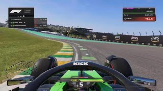 Interlagos Hotlap  107341 F1 24 [upl. by Lupiv]