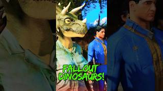 You MISSED Dinosaurs in Fallout 🤯 shorts short shortvideo fallout vaultdweller dinosaur [upl. by Hannej]