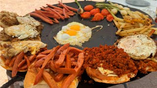 Molletes de Chorizo y Machaca Montados de Huevito [upl. by Noemis]