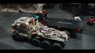 Traxxas hauler and Oshkosh M1070 mods [upl. by Tapes]