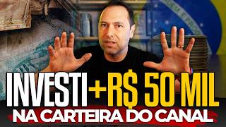 CARTEIRA DO CANAL 32  INVESTI R 50000 na RENDA FIXA TESOURO IPCA na CARTEIRA DO APOSENTADO [upl. by Ylac]