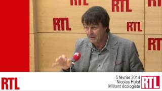 Nicolas Hulot  quotJe suis certain quon ne bougera pas sur le gaz de schiste en Francequot  RTL  RTL [upl. by Iana]