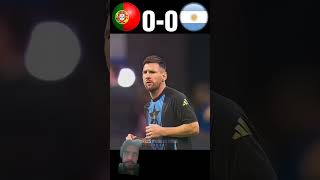 Portugal vs argentina friendly match  2024 imaginary part1 portugalfootball footballtime sporti [upl. by Remde49]