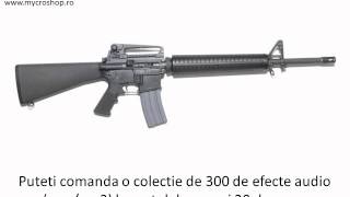 M16 machine gun audio effect [upl. by Fevre]