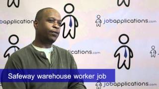 Safeway Interview  Warehouse Worker [upl. by Notneuq822]