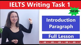 IELTS Writing Task 1 Introduction Paragraph  High Band Score Lesson [upl. by Anot]