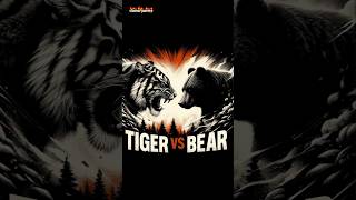 Tiger vs Grizzly Bear Real fight Not Fake Title 😤 [upl. by Arianie]