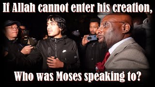 If Allah cannot enter his creation who was Moses speaking to Orlando vs Muslim [upl. by Aihcrop692]