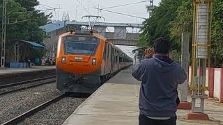 Darbhanga Anand Vihar Amrit bharat Express Arrived Etawah junction😍 [upl. by Gambell]