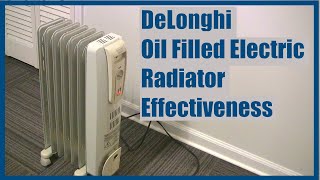 DeLonghi Oil Filled Electric Radiator Effectiveness [upl. by Zaragoza720]