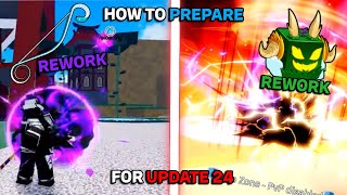 EVERYTHING You Need To Know To PREPARE For Update 24 In Blox Fruits [upl. by Assetal582]