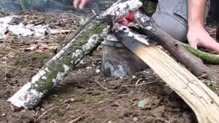 BIRCH TAR BUSHCRAFT 31072012 [upl. by Yahsat]