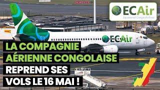 JE TE LISTE TOUTES LES COMPAGNIES AÉRIENNES QUI OPÈRENT AU CONGO  ECAIR DE RETOUR [upl. by Tram]