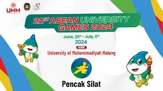 5th Day  Pencak Silat Sports  FINAL MATCH TANDING MALE  21st Asean University Games 2024 [upl. by Elurd321]