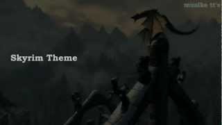 Dohvakiin Skyrims Official Theme Traduzido PTBR [upl. by Eelra929]