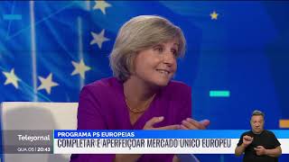 Europeias  Entrevista  Marta Temido  PS  2024 06 05 [upl. by Hgielanna438]