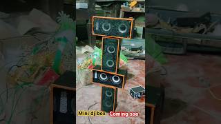 MINI Dj box coming soon dj jbl dj box and bass sj short dj truck boc making by mdf bord project [upl. by Ained]