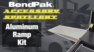 BendPak Aluminum Ramp Kit Accessory Spotlight [upl. by Ahsayn]