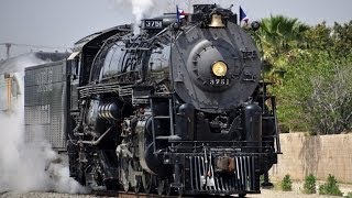 ATSF 3751 Steam Train to San Bernardino 2014 [upl. by Asirap391]