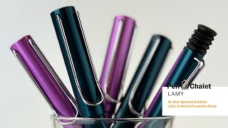 Lamy AlStar Special Edition Lilac amp Petrol Pens Full Unboxing [upl. by Analrahc]