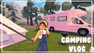 Come Camping With Me  Berry Avenue  Roleplay VLOG [upl. by Htennek]