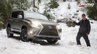 2021 Lexus GX 460 Review and OffRoad  Snow Test [upl. by Tioneb]