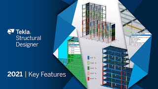 Tekla Structural Designer 2021 – Key features [upl. by Agiaf]