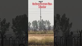 Zero line Pillar india Pak Border shorts zeroline indiapakistanborder pakborder indiapakistan [upl. by Aniz]