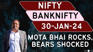 Nifty Prediction and Bank Nifty Analysis for Tuesday  30 January 24  Bank NIFTY Tomorrow [upl. by Akin890]