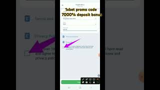 1xbet promo code fast deposit bonus 7000how to registration no 1xbet promo code 2112024 [upl. by Ateekahs]