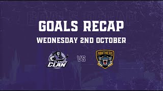 GOALS RECAP  021024  Glasgow Clan 2 Nottingham Panthers 1 [upl. by Dlarrej575]