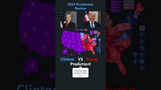 2024 Presidential Election Donald Trump VS Hillary Clinton Trump2024 Clinton 2024 election vote [upl. by Orling]