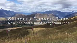 Driving Skippers Canyon Road  New Zealands most dangerous road [upl. by Marella]