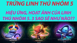 LMHT  REVIEW HIỆU ỨNG VÀ HOẠT ẢNH CỦA LINH THÚ NHÓM 5 3 XỨNG ĐÁNG AE BỎ TIỀN RA MUA MAX PHÊ [upl. by Kaycee]