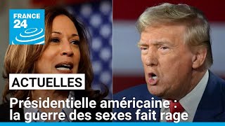 Présidentielle américaine  la guerre des sexes fait rage • FRANCE 24 [upl. by Ecam471]