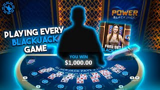 I Tried Every Single Blackjack Game [upl. by Allyson]