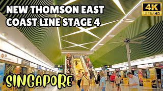 SMRT NEW Thomson East Coast Line Stage 4  Shenton Way to Marine Parade  4K [upl. by Vanni]